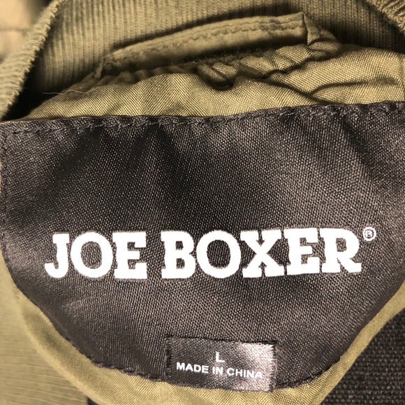 Joe Boxer Jackets & Coats Joe Boxer Olive Green Quilted Bomber